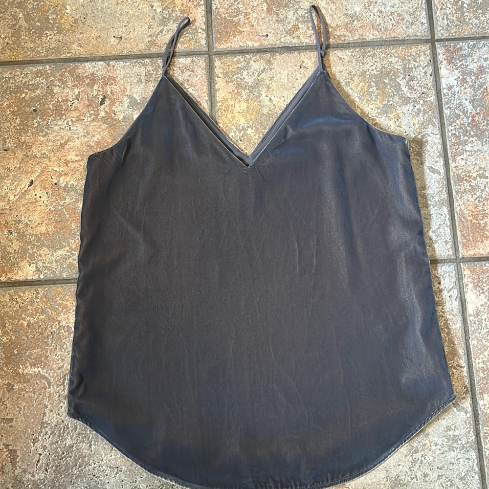 Express soft sleeveless top x-small grey